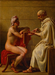 Socrates And Alcibiades by Christoffer Wilhelm Eckersberg