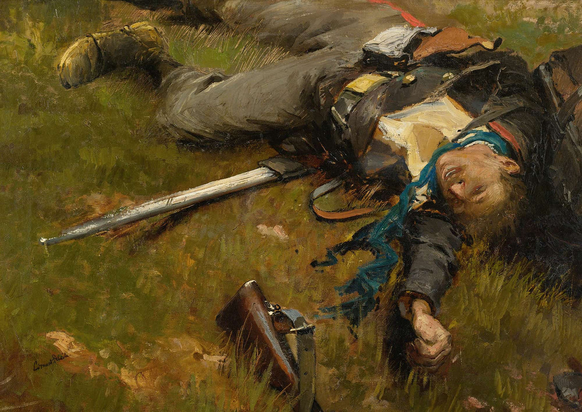 Soldat Mobile Tue by Jean Baptiste Edouard Detaille