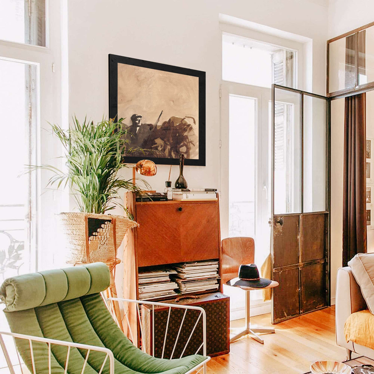 Soldier In A Trench by Jean Louis Forain