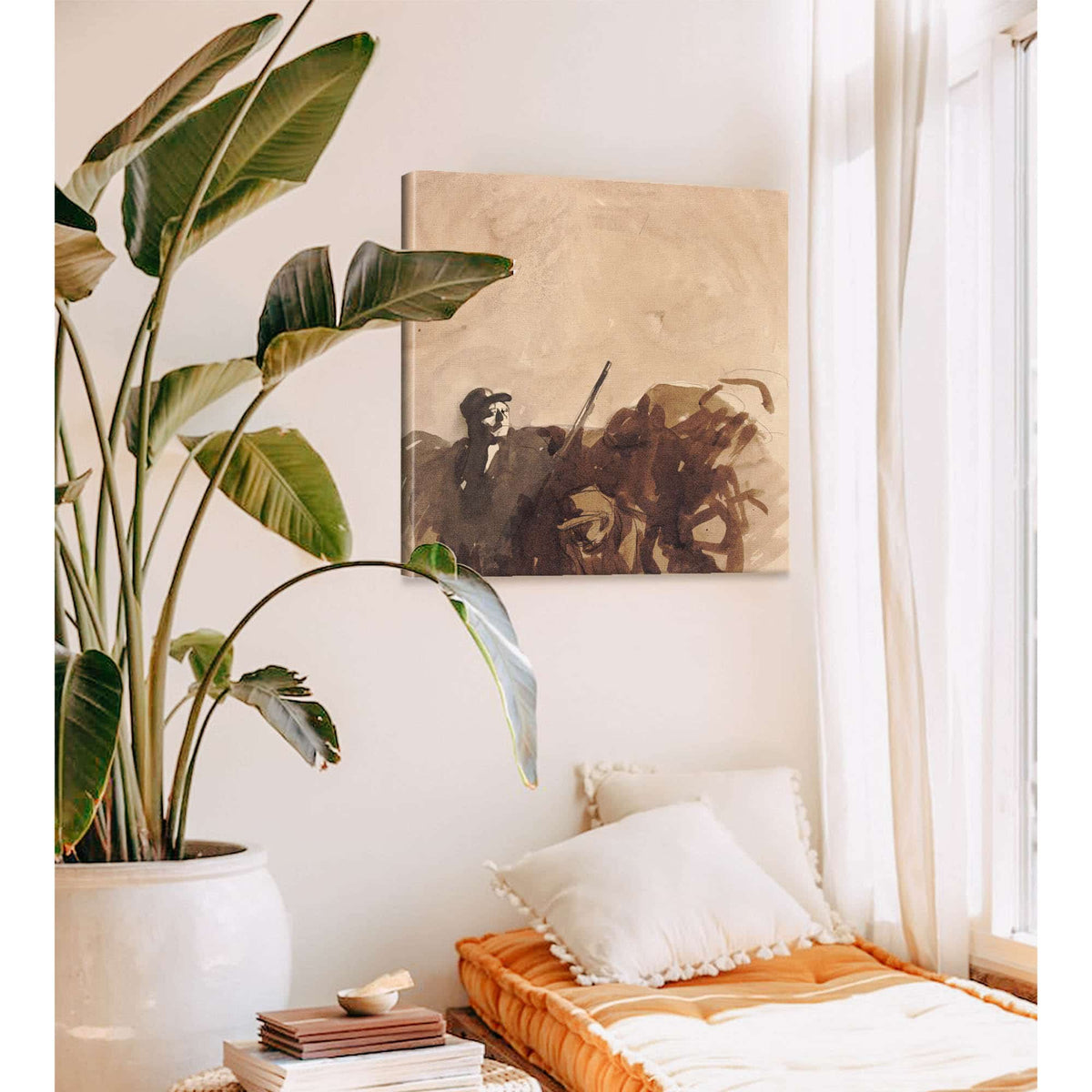 Soldier In A Trench by Jean Louis Forain