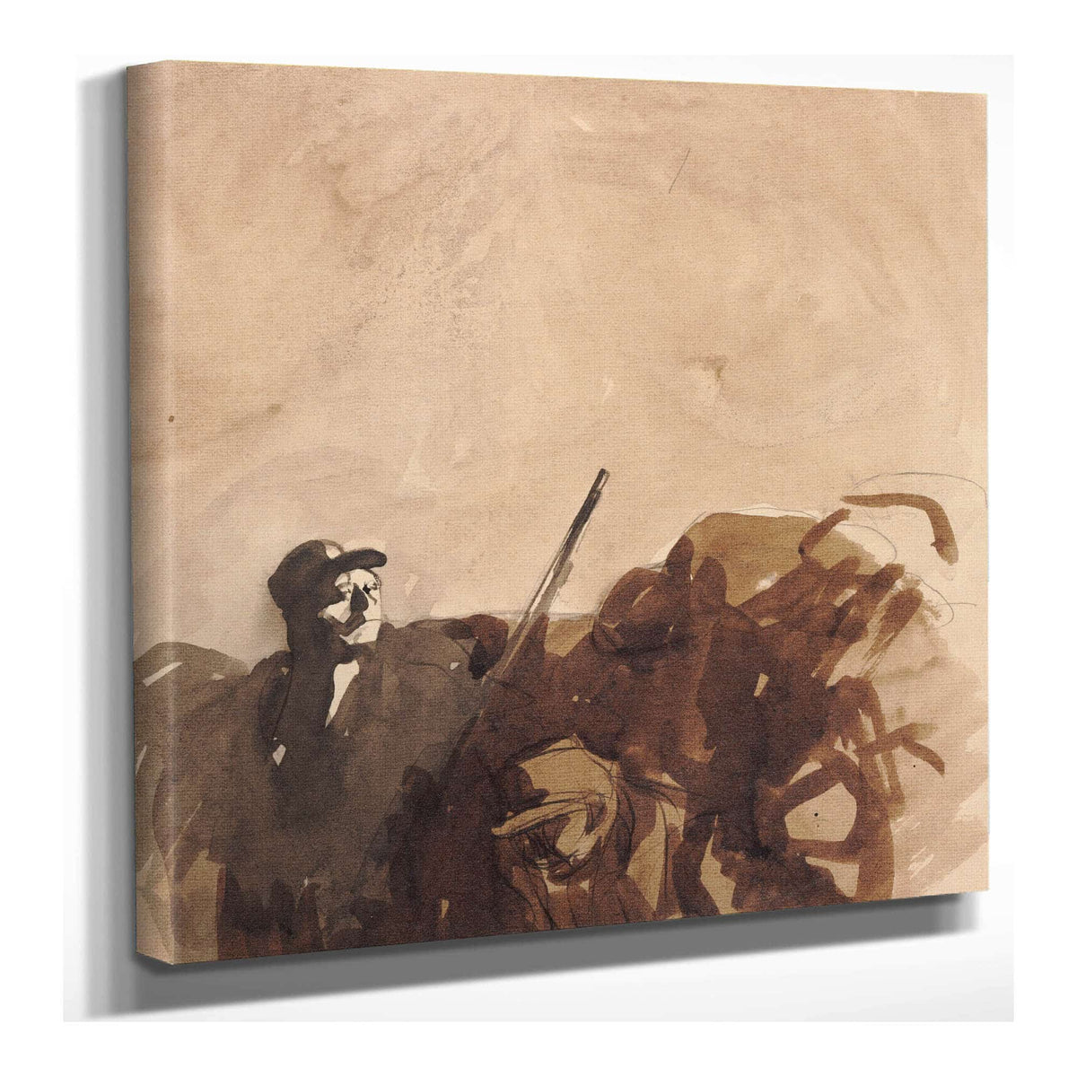 Soldier In A Trench by Jean Louis Forain