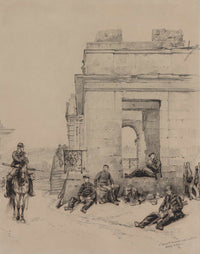 Soldiers Resting Recto by Jean Baptiste Edouard Detaille