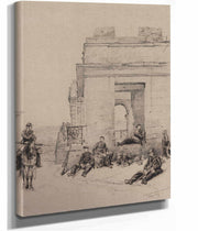 Soldiers Resting Recto by Jean Baptiste Edouard Detaille