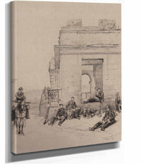 Soldiers Resting Recto by Jean Baptiste Edouard Detaille