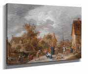 Soldiers Sacking A Village by David Teniers The Younger