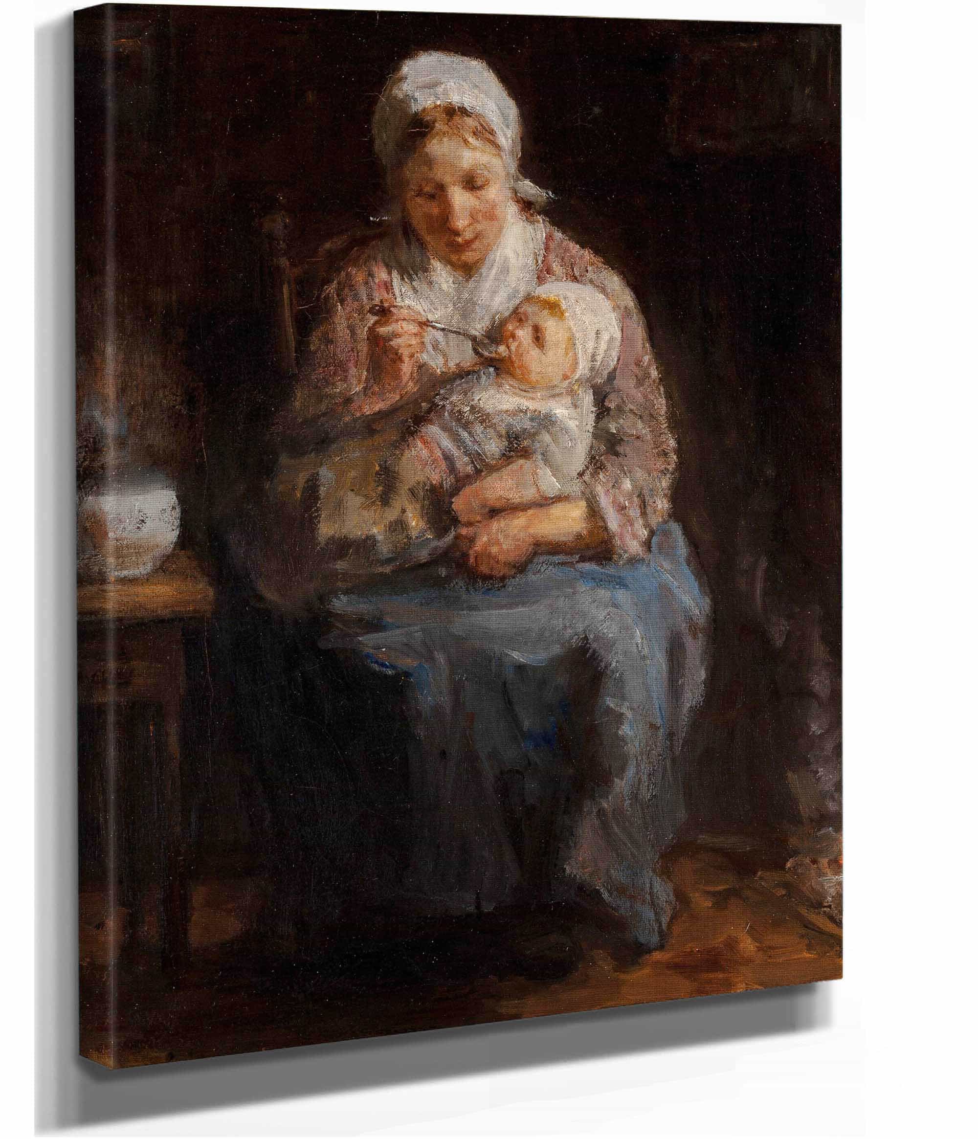 Sollicitude Maternelle Maternal Solicitude by Jozef Israels