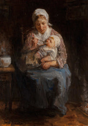 Sollicitude Maternelle Maternal Solicitude by Jozef Israels