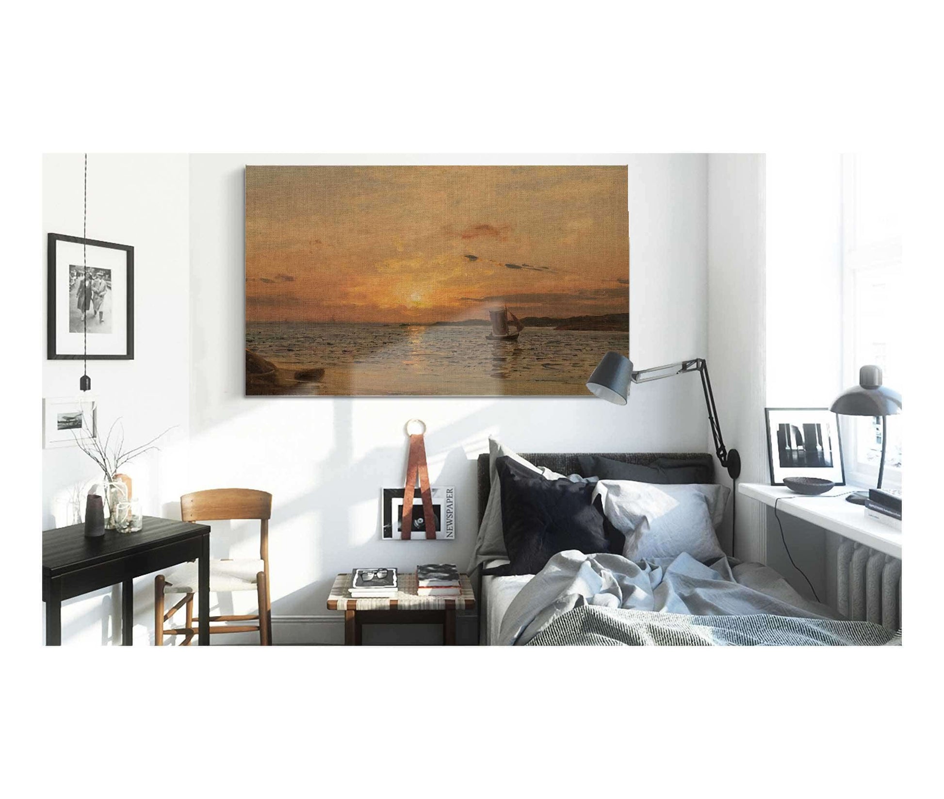 Solnedgang Hvaler by Amaldus Nielsen