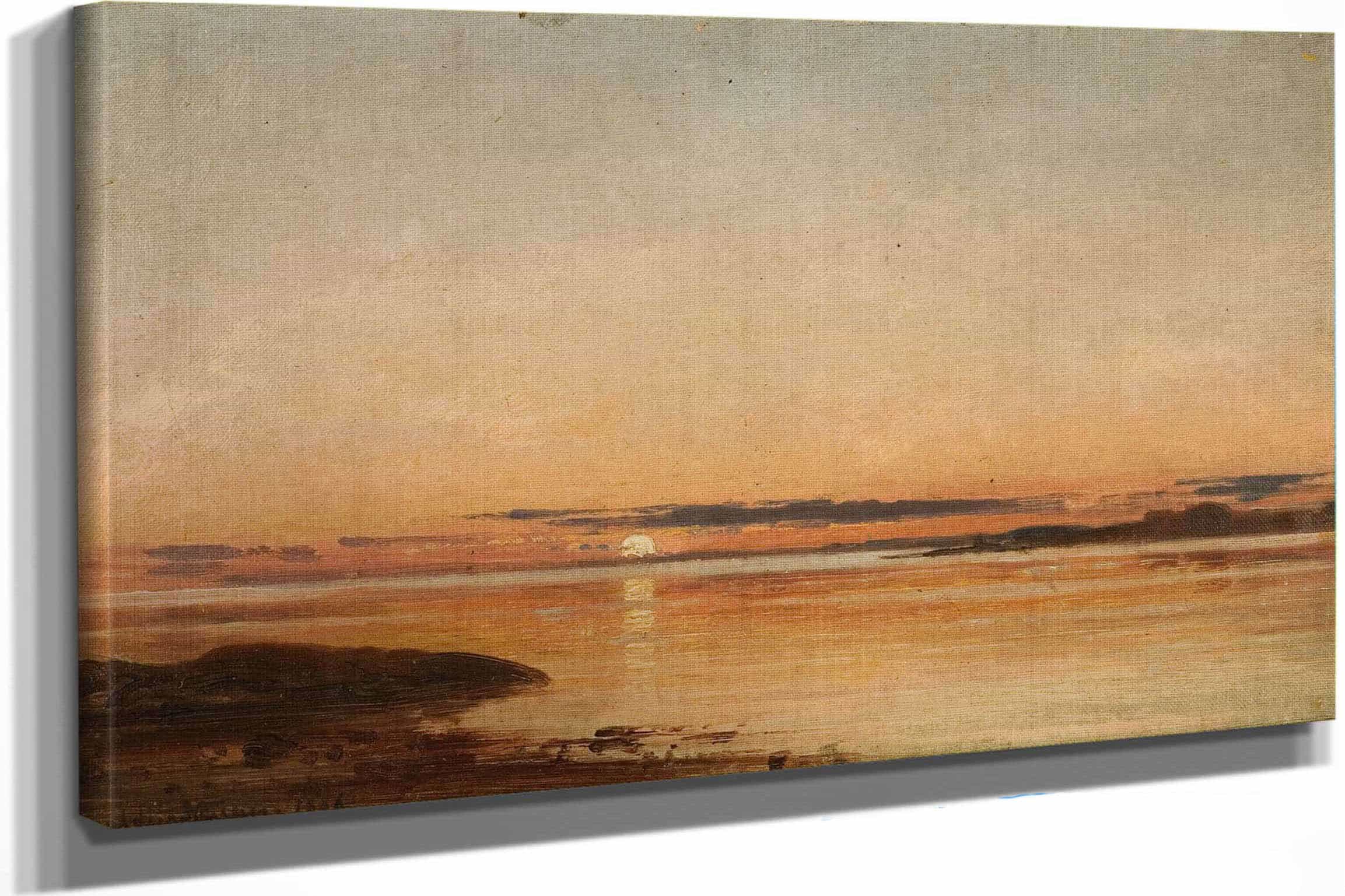 Solnedgang Ved Fredrikstad by Amaldus Nielsen