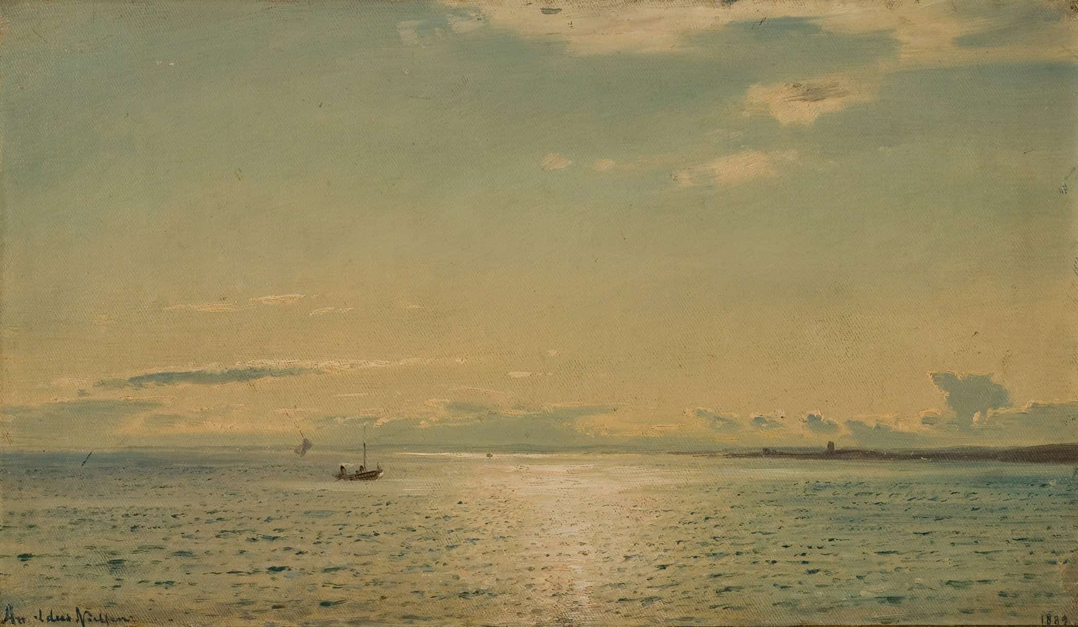 Solskinnsstemning Hvaler by Amaldus Nielsen