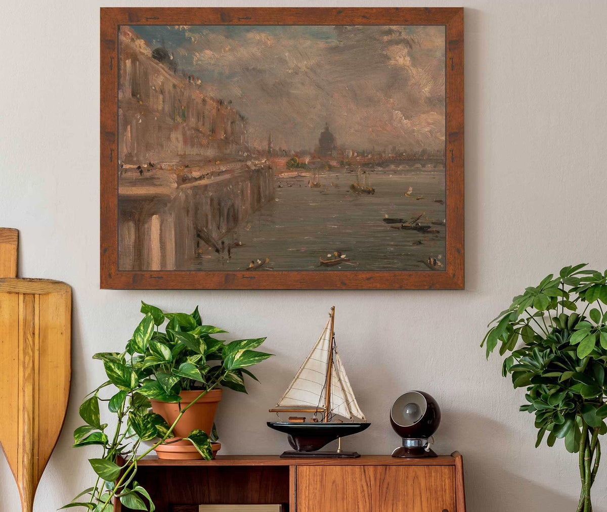 Somerset House Terrace From Waterloo Bridge by John Constable