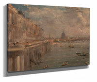 Somerset House Terrace From Waterloo Bridge by John Constable