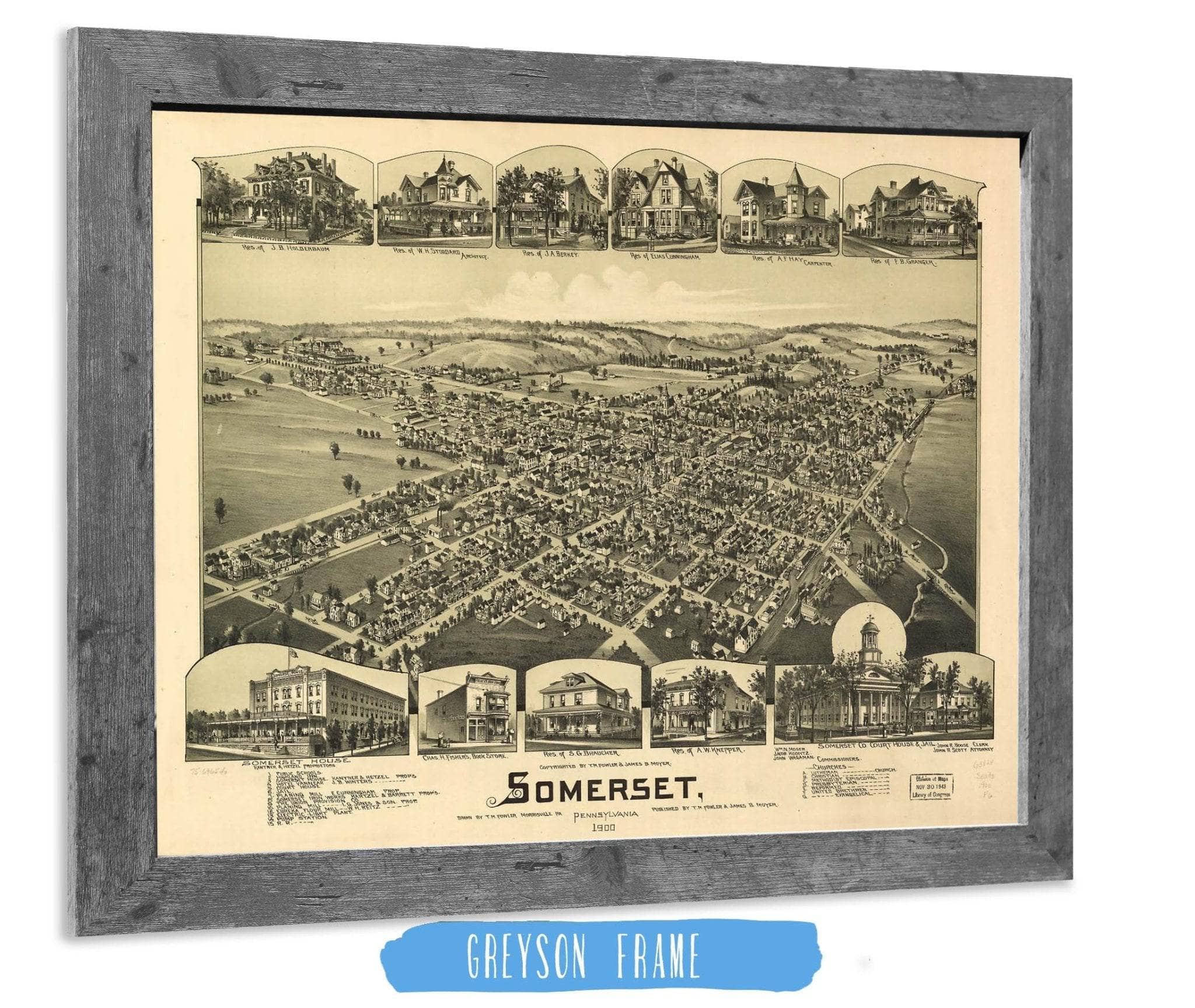 Somerset Pennsylvania 1900 State of Pennsylvania