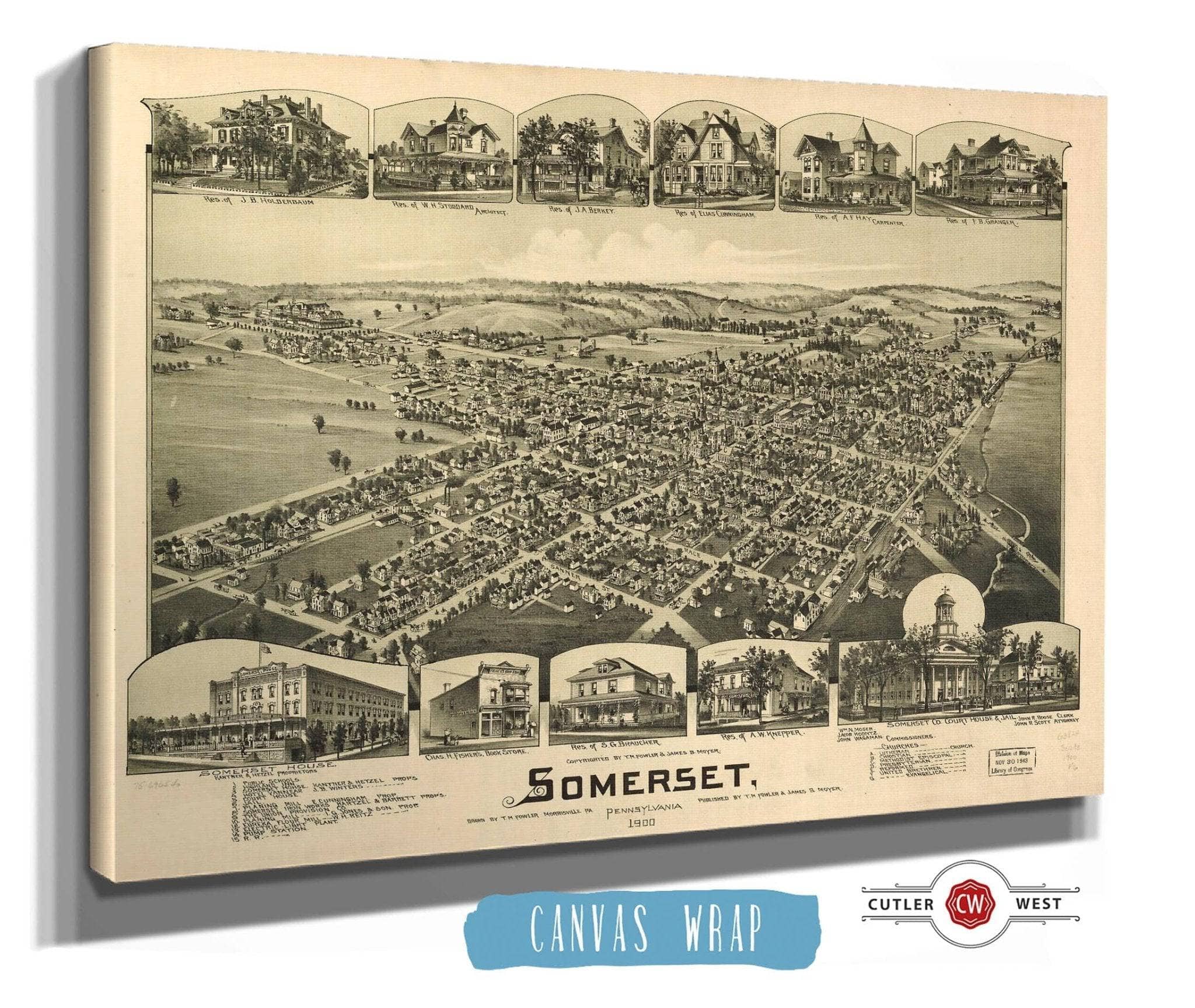 Somerset Pennsylvania 1900 State of Pennsylvania