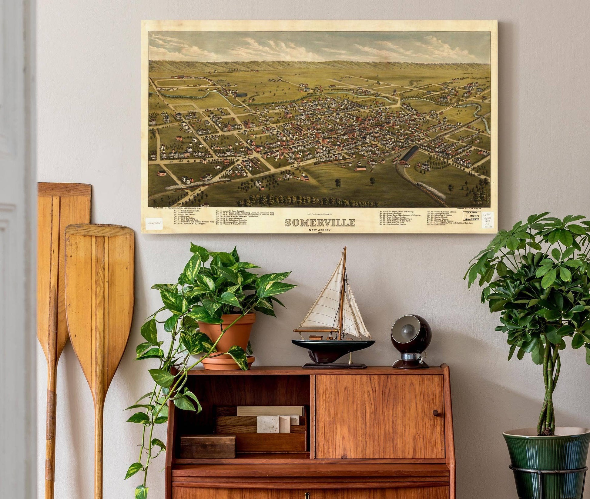 Somerville New Jersey 1882  State Of New Jersey