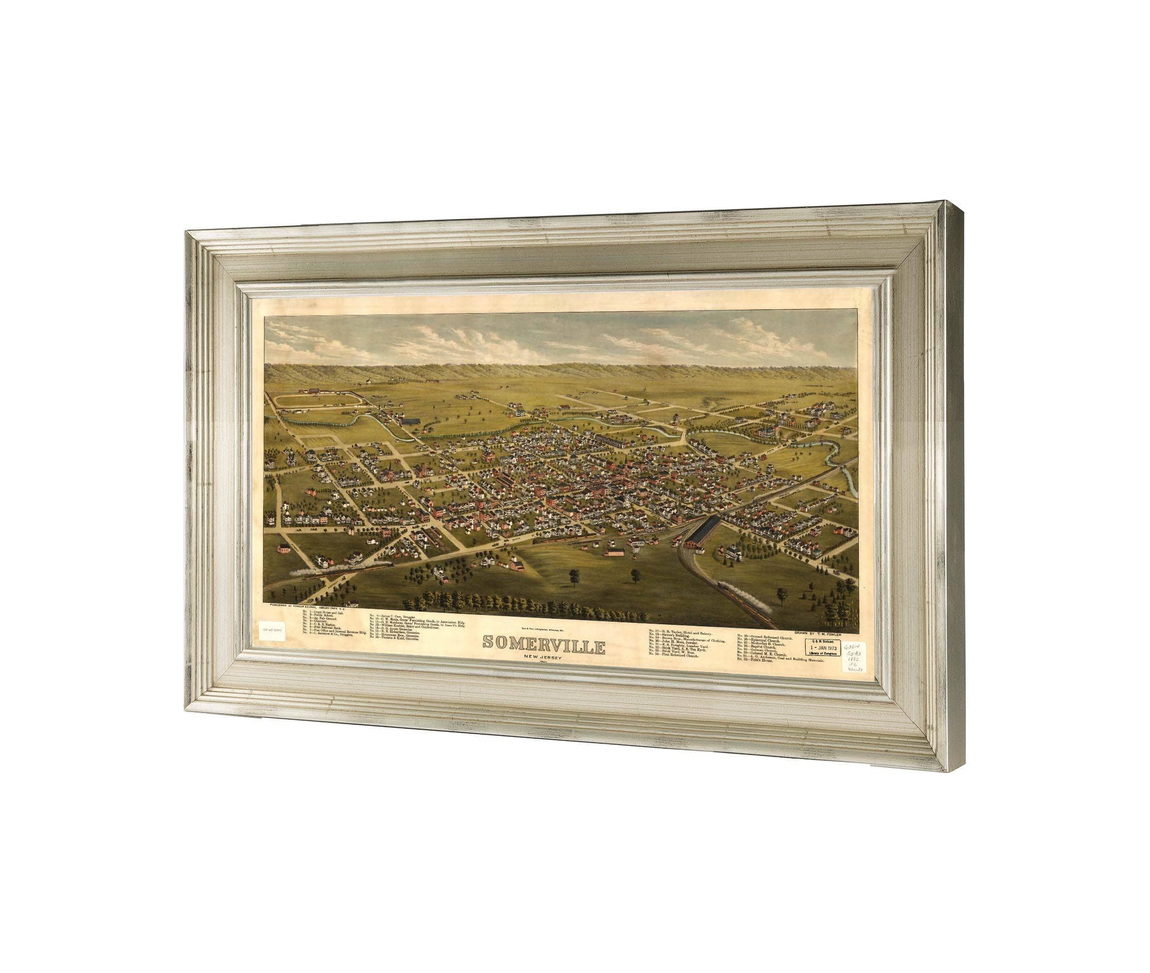 Somerville New Jersey 1882  State Of New Jersey
