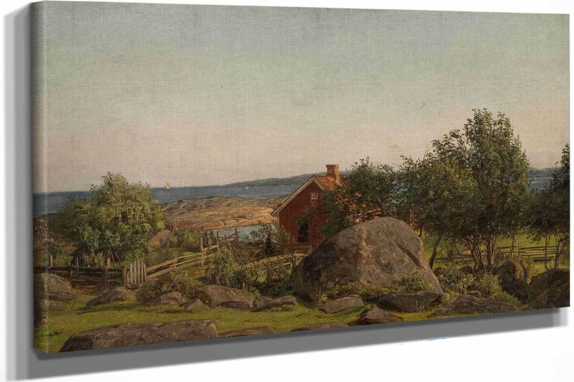 Sommeraften I Skjaergarden by Amaldus Nielsen