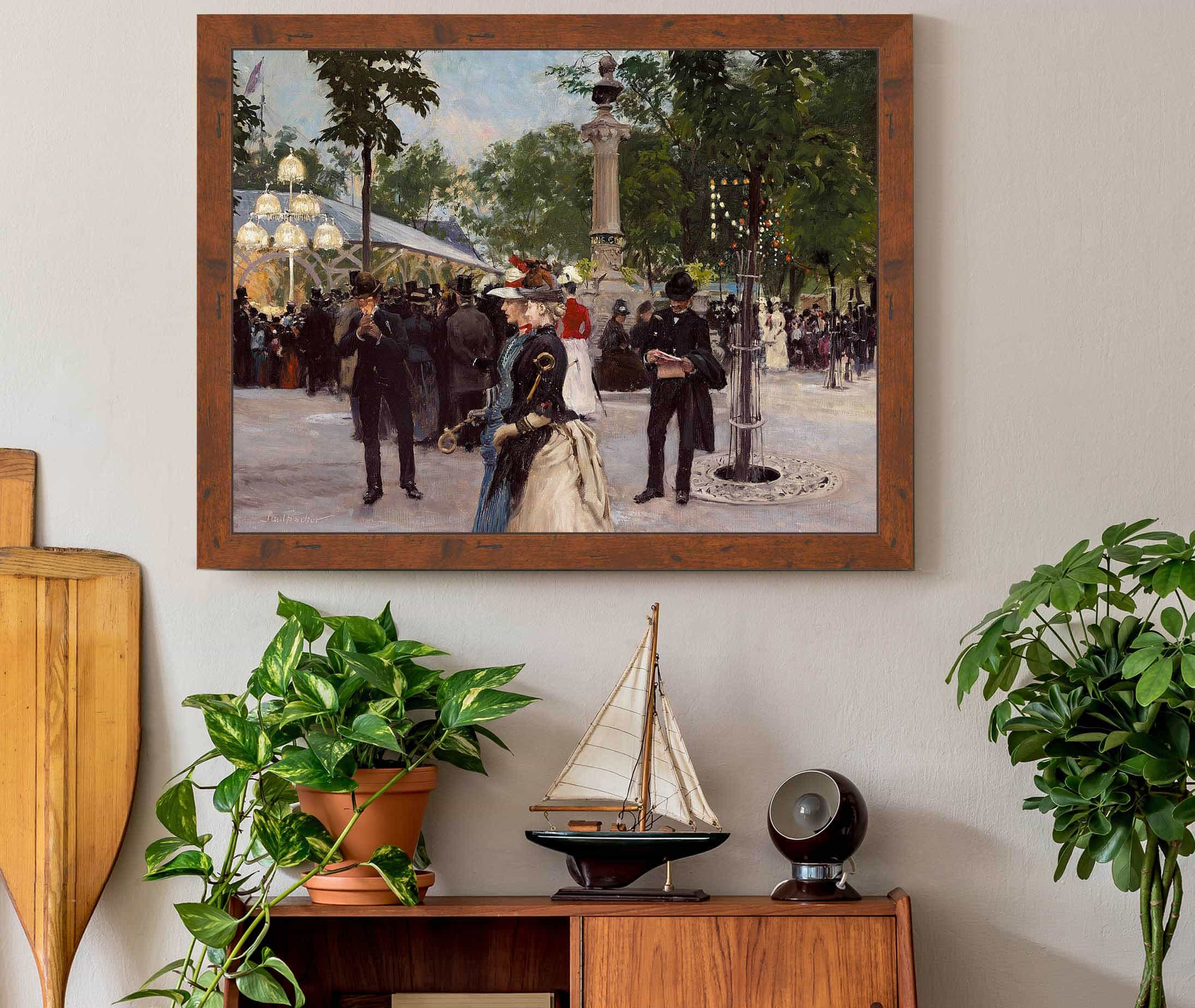Sommeraften I Tivoli by Paul Fischer