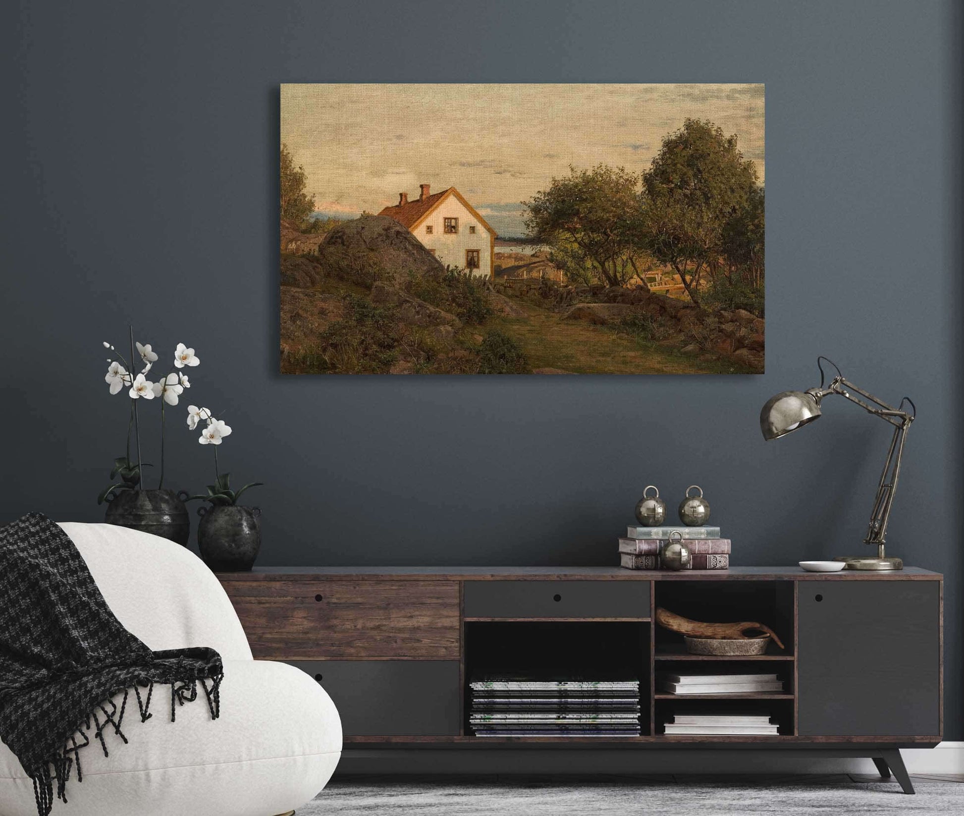 Sommeraften Ved Hvaler by Amaldus Nielsen