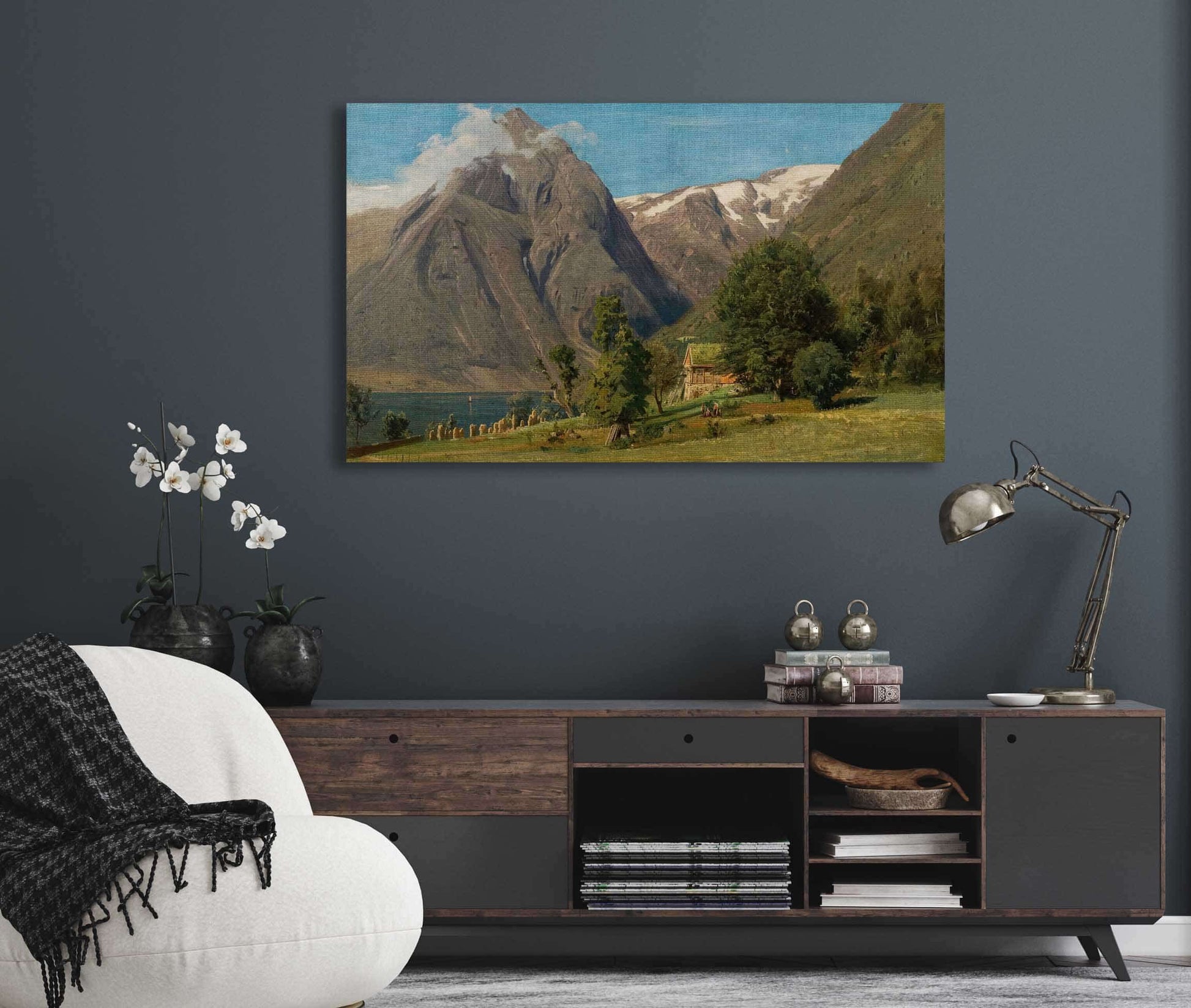Sommerdag Balestrand by Amaldus Nielsen