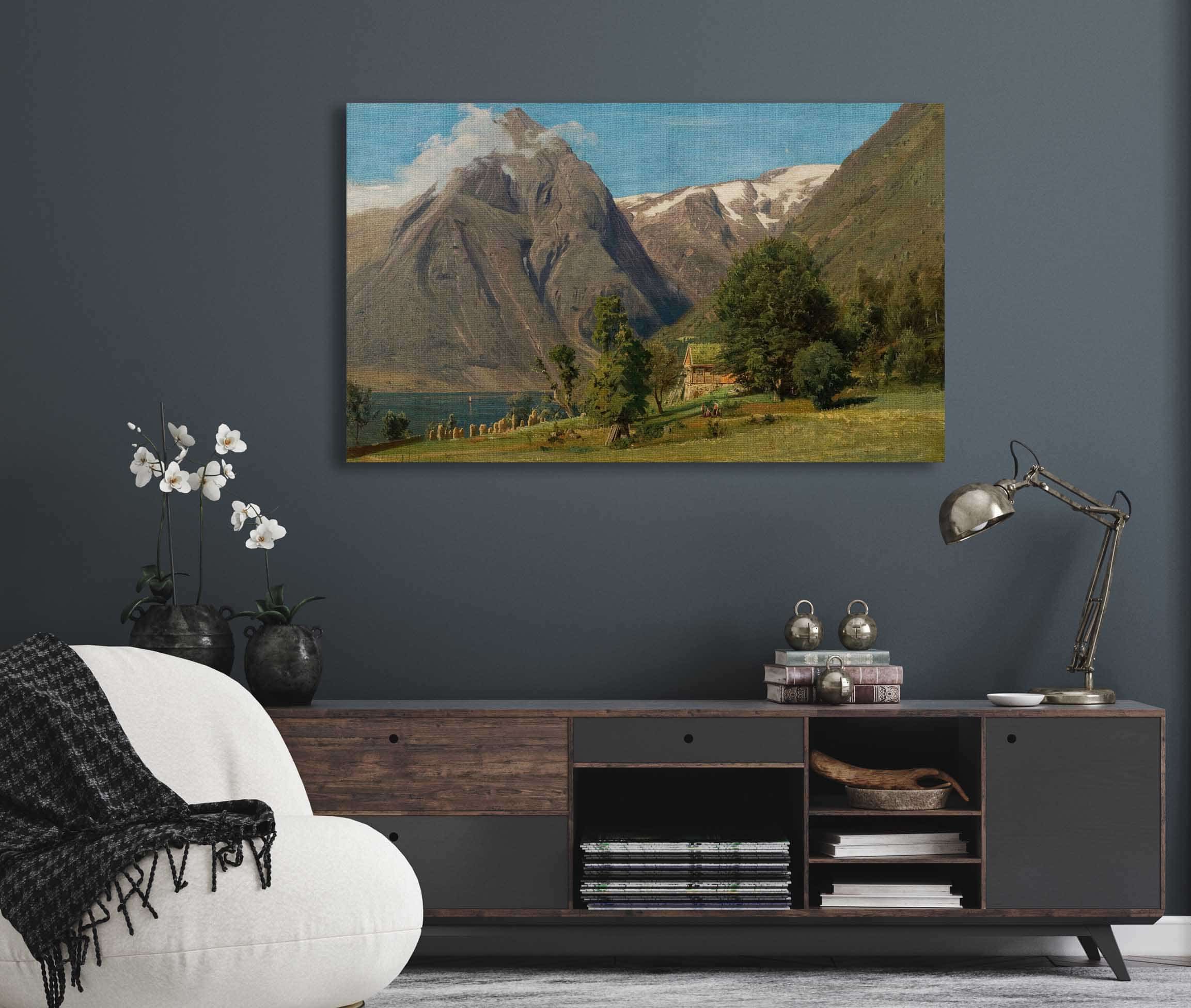 Sommerdag Balestrand by Amaldus Nielsen