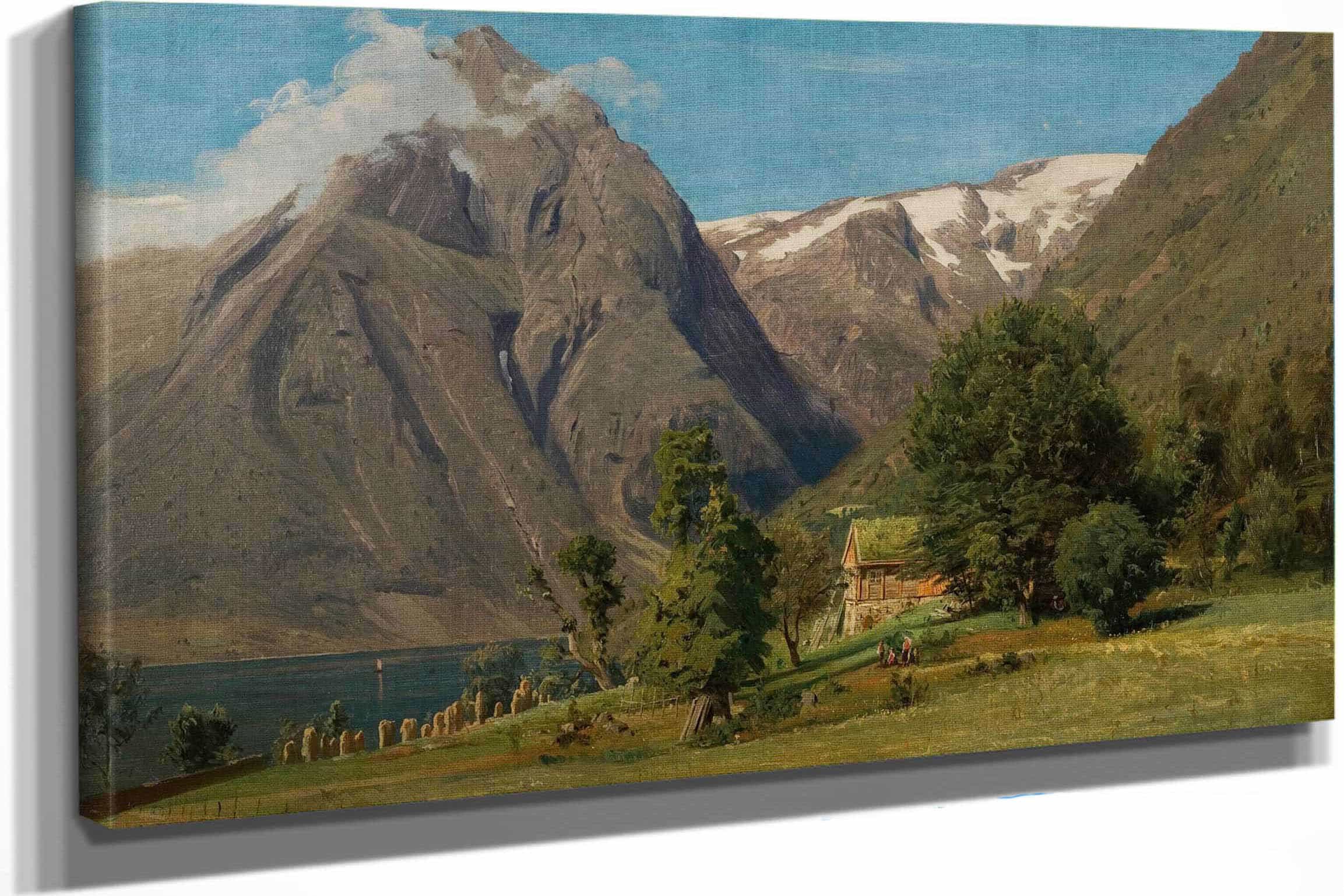 Sommerdag Balestrand by Amaldus Nielsen