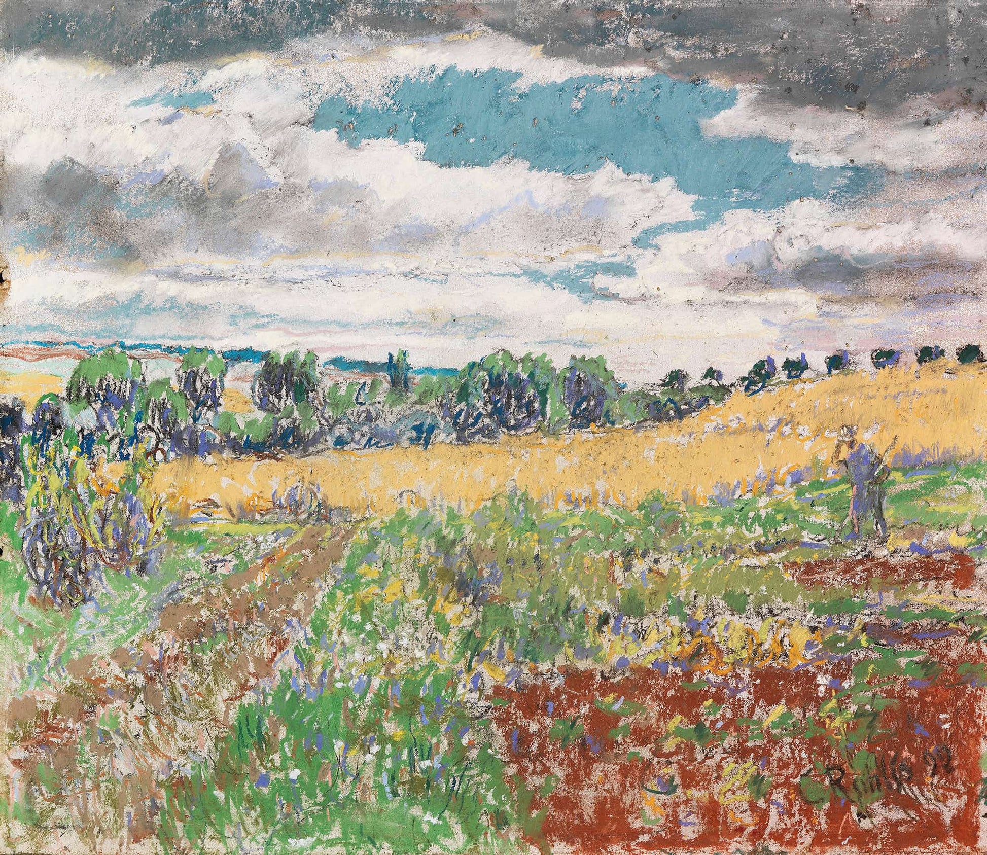 Sommerlandschaft by Christian Rohlfs