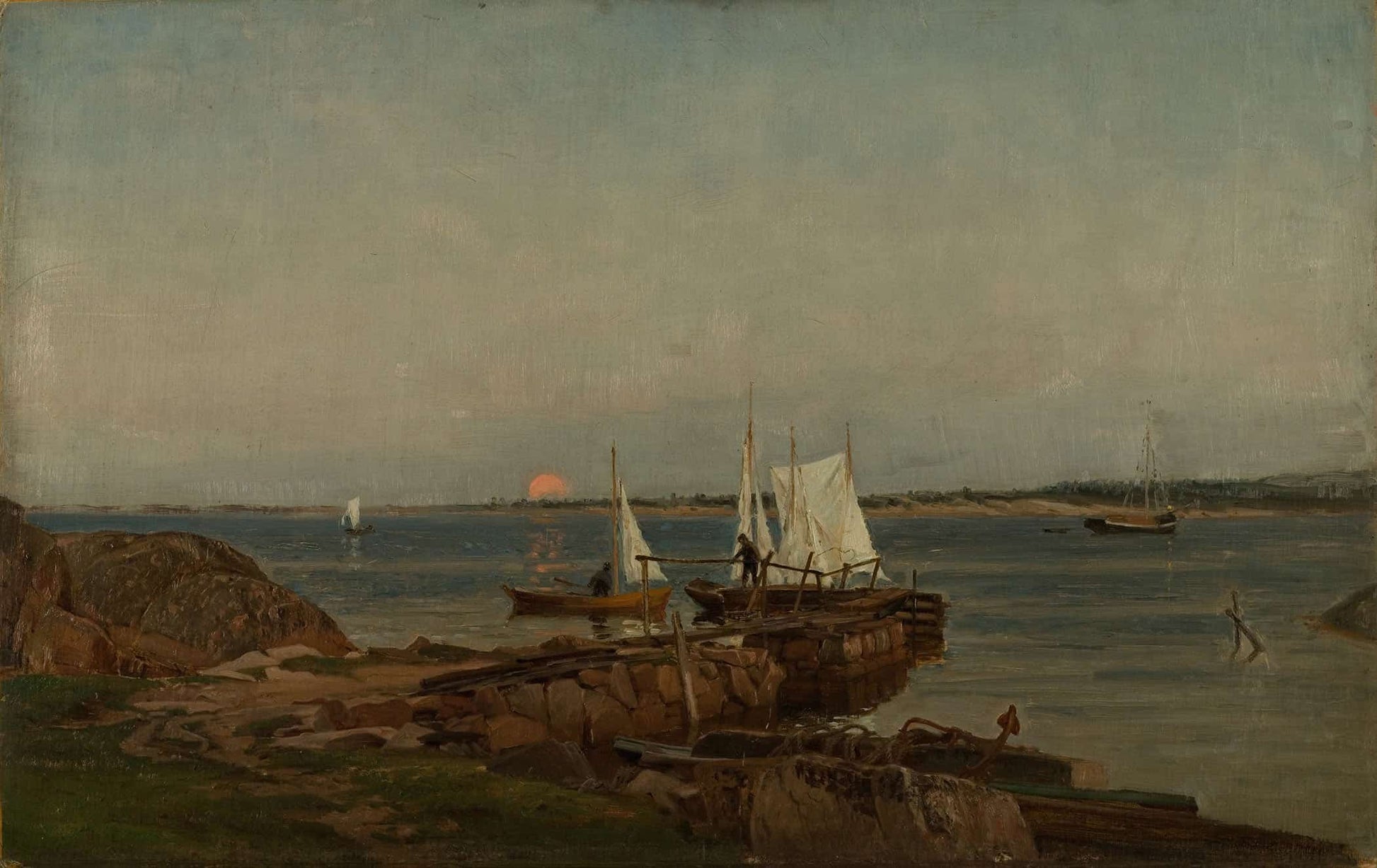 Sommernatt Hvaler by Amaldus Nielsen