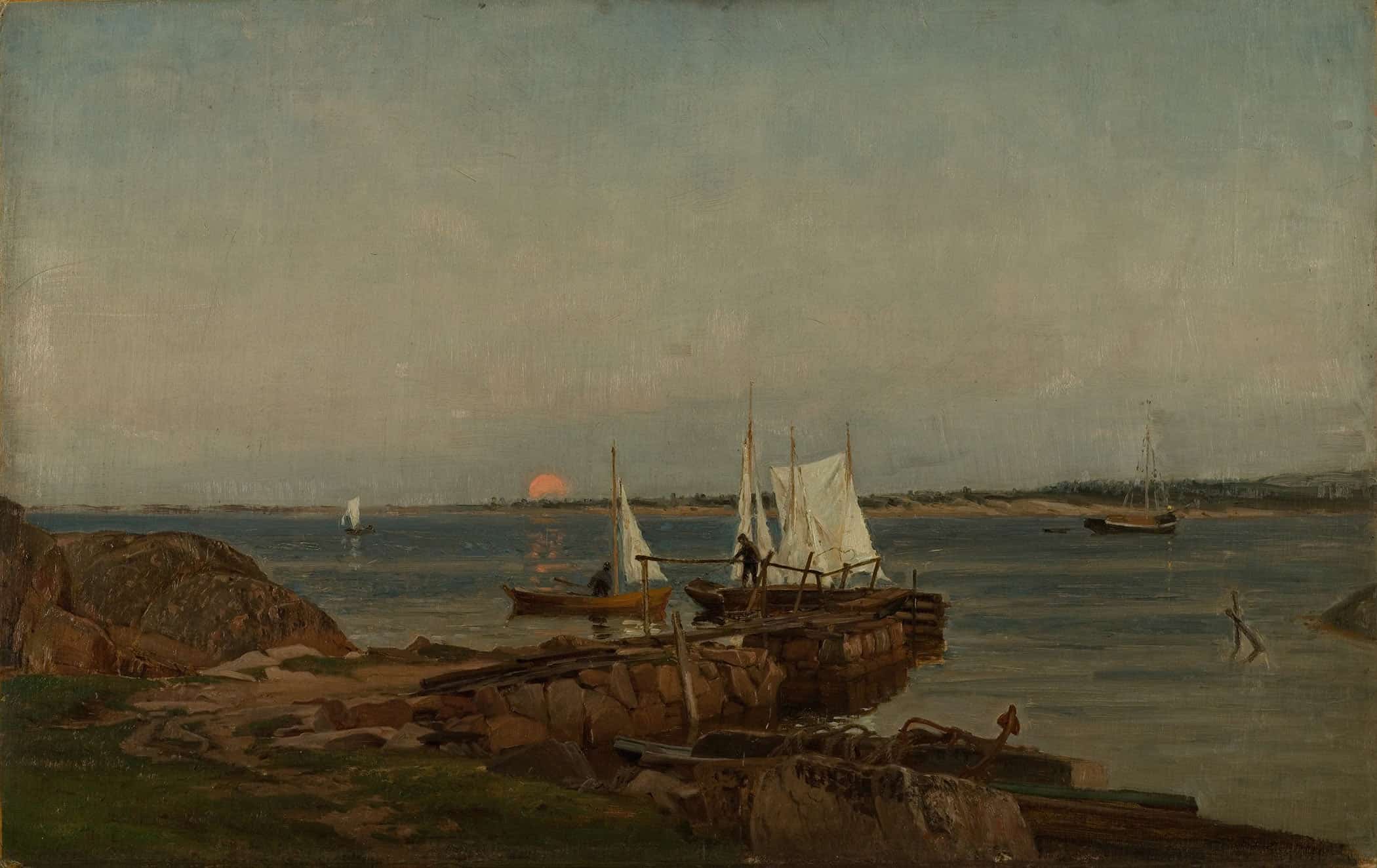 Sommernatt Hvaler by Amaldus Nielsen
