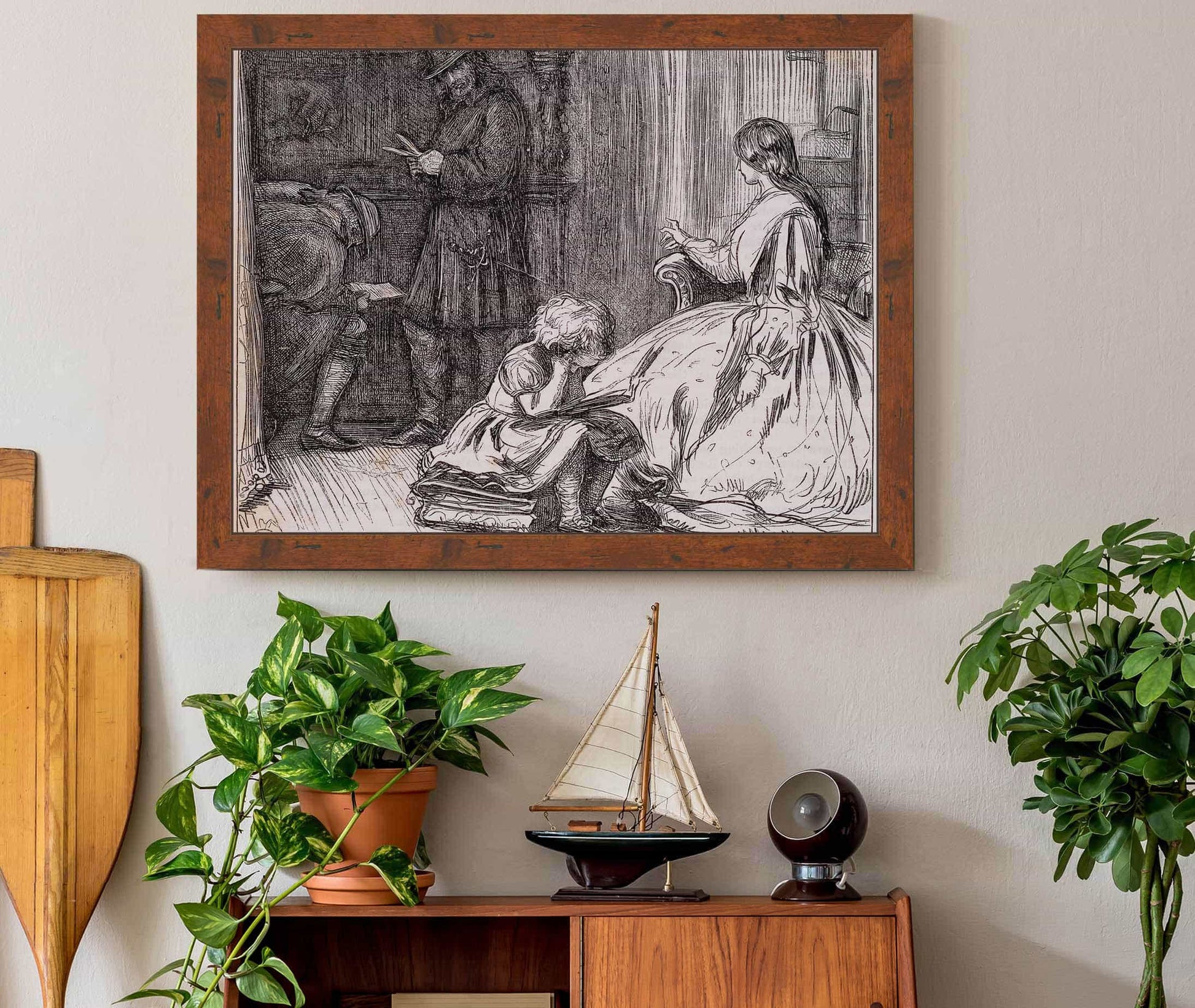 Son Christopher The Constables Breaks Into The House by Sir John Everett Millais