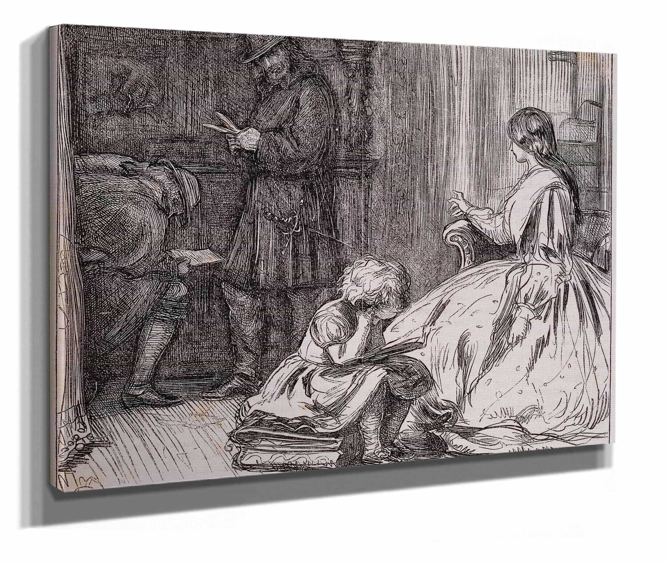 Son Christopher The Constables Breaks Into The House by Sir John Everett Millais