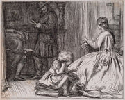 Son Christopher The Constables Breaks Into The House by Sir John Everett Millais