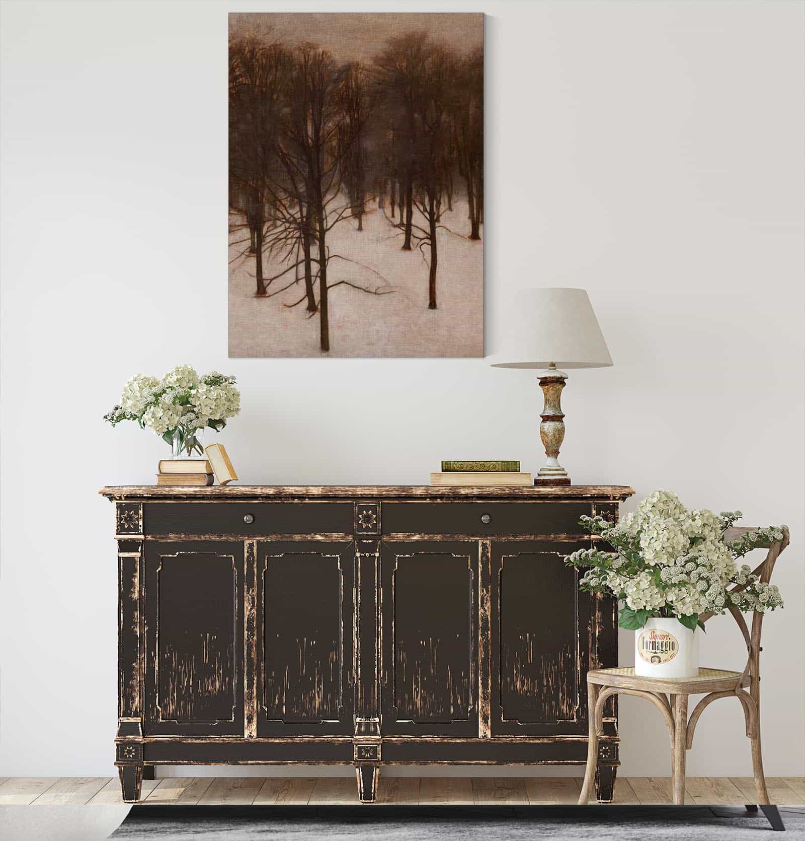 Sondermarken Park In Winter by Vilhelm Hammershoi