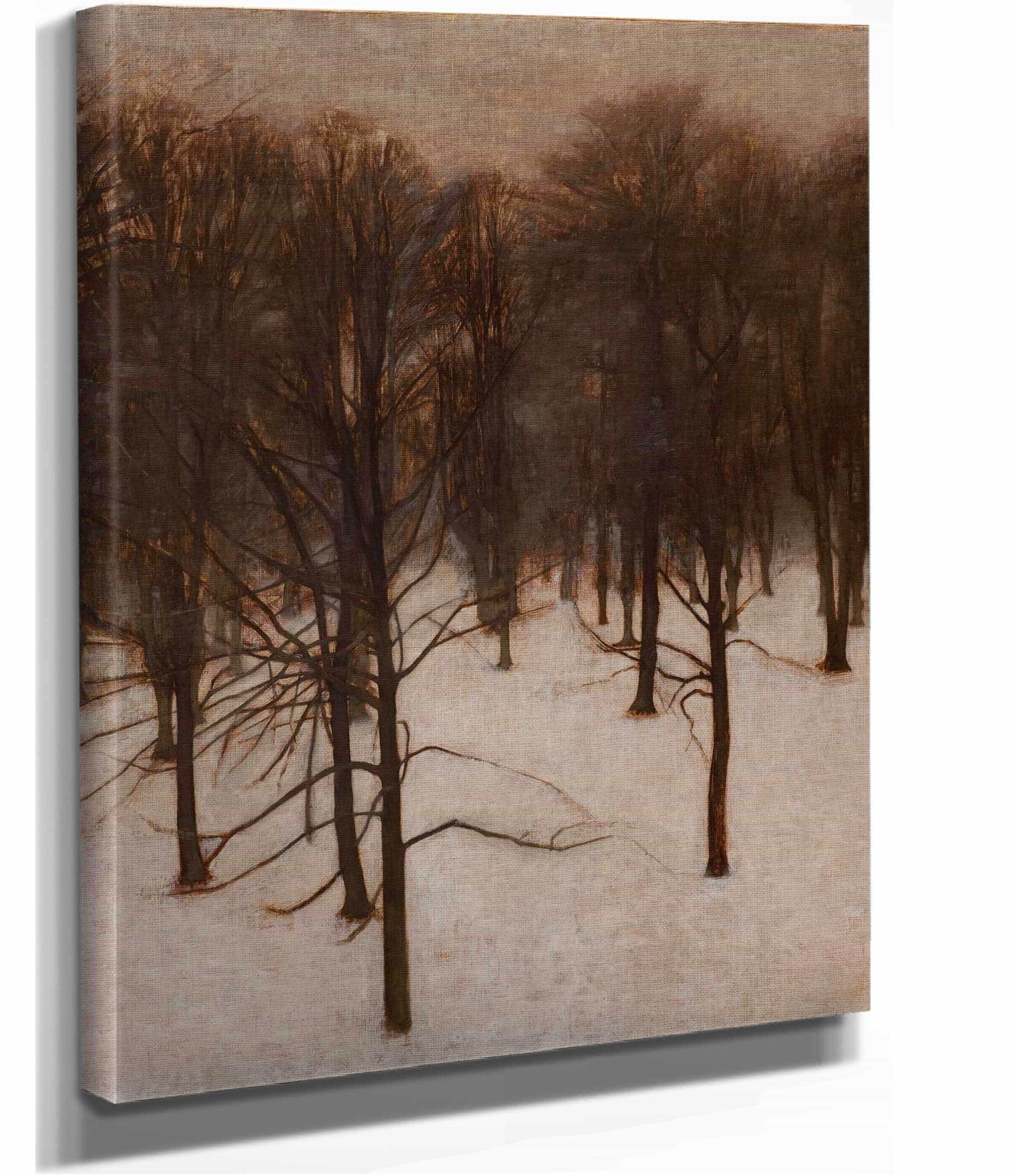 Sondermarken Park In Winter by Vilhelm Hammershoi