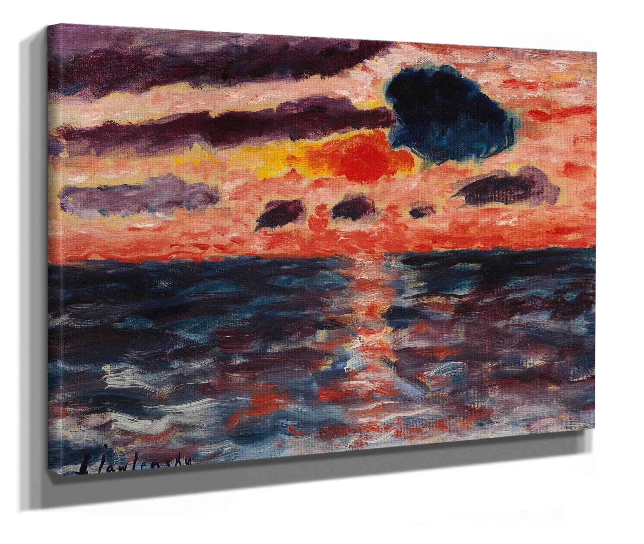 Sonnenuntergang Borkum by Alexej Von Jawlensky