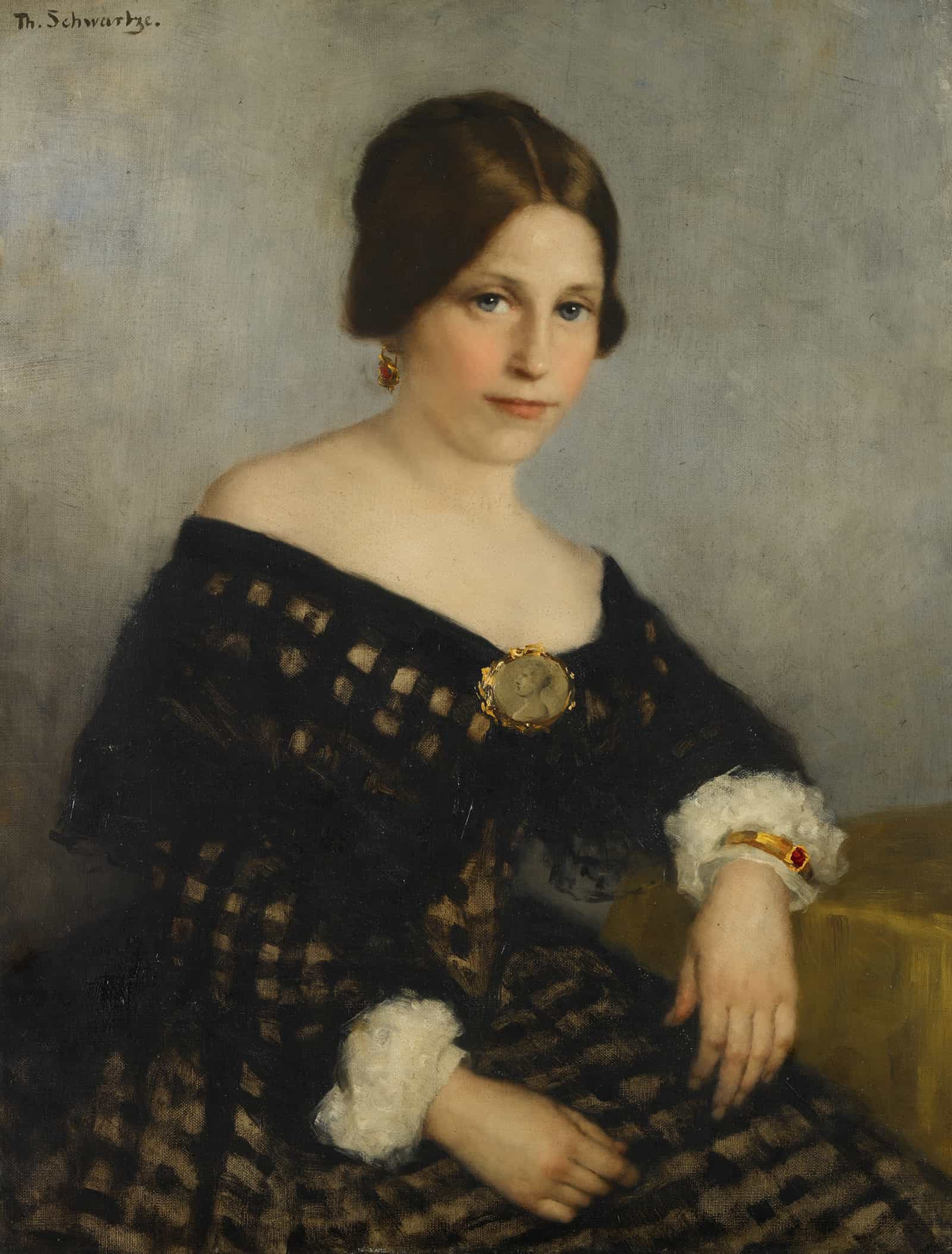 Sophia Adriana De Bruijn  by Therese Schwartze