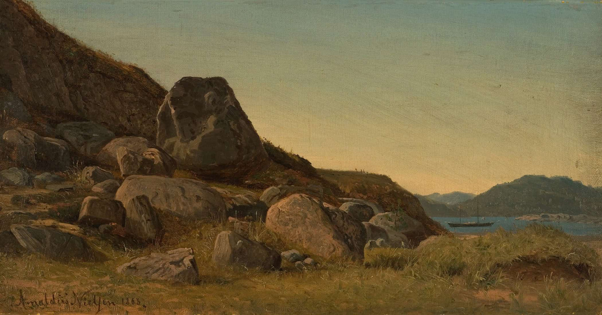 Sorlandsk Landskap by Amaldus Nielsen