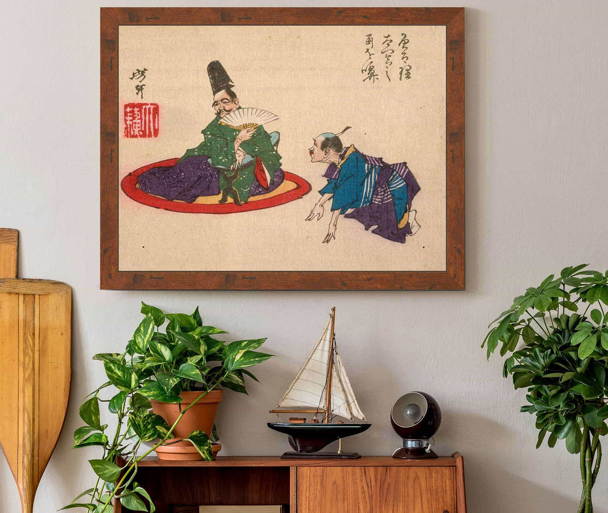 Sorori Shinzaemon And Hideyoshi by Tsukioka Yoshitoshi