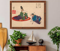 Sorori Shinzaemon And Hideyoshi by Tsukioka Yoshitoshi