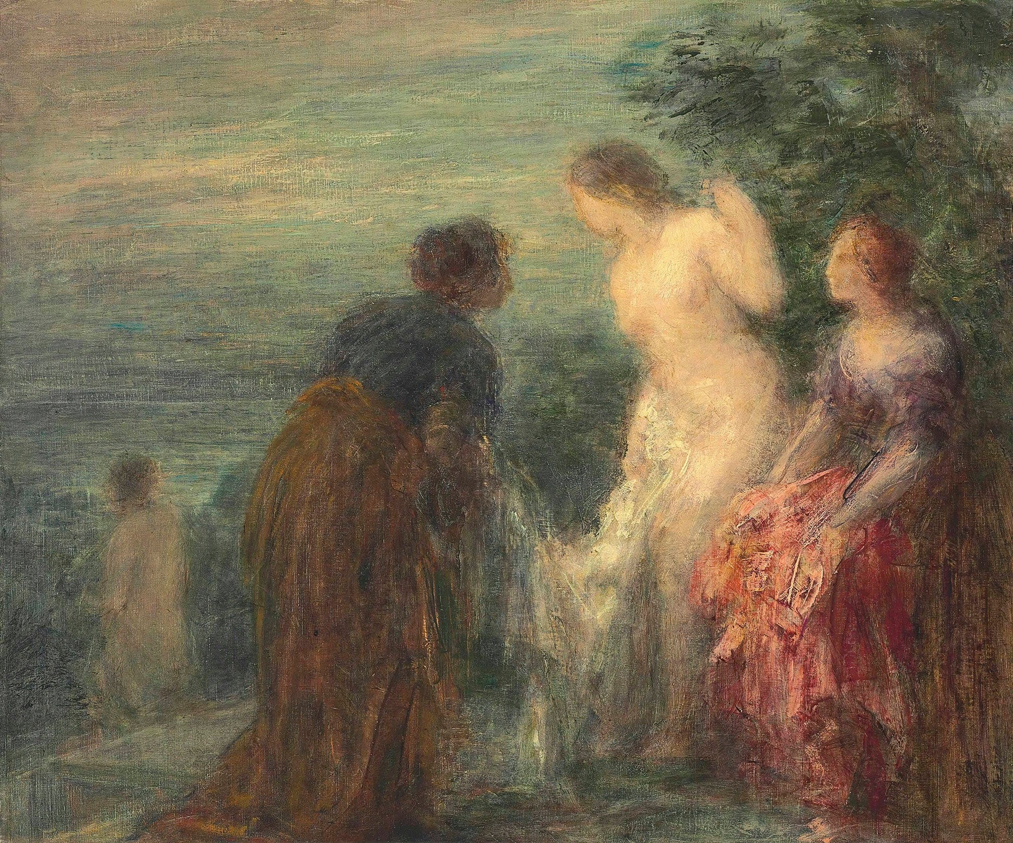 Sortie De Bain by Henri Fantin Latour