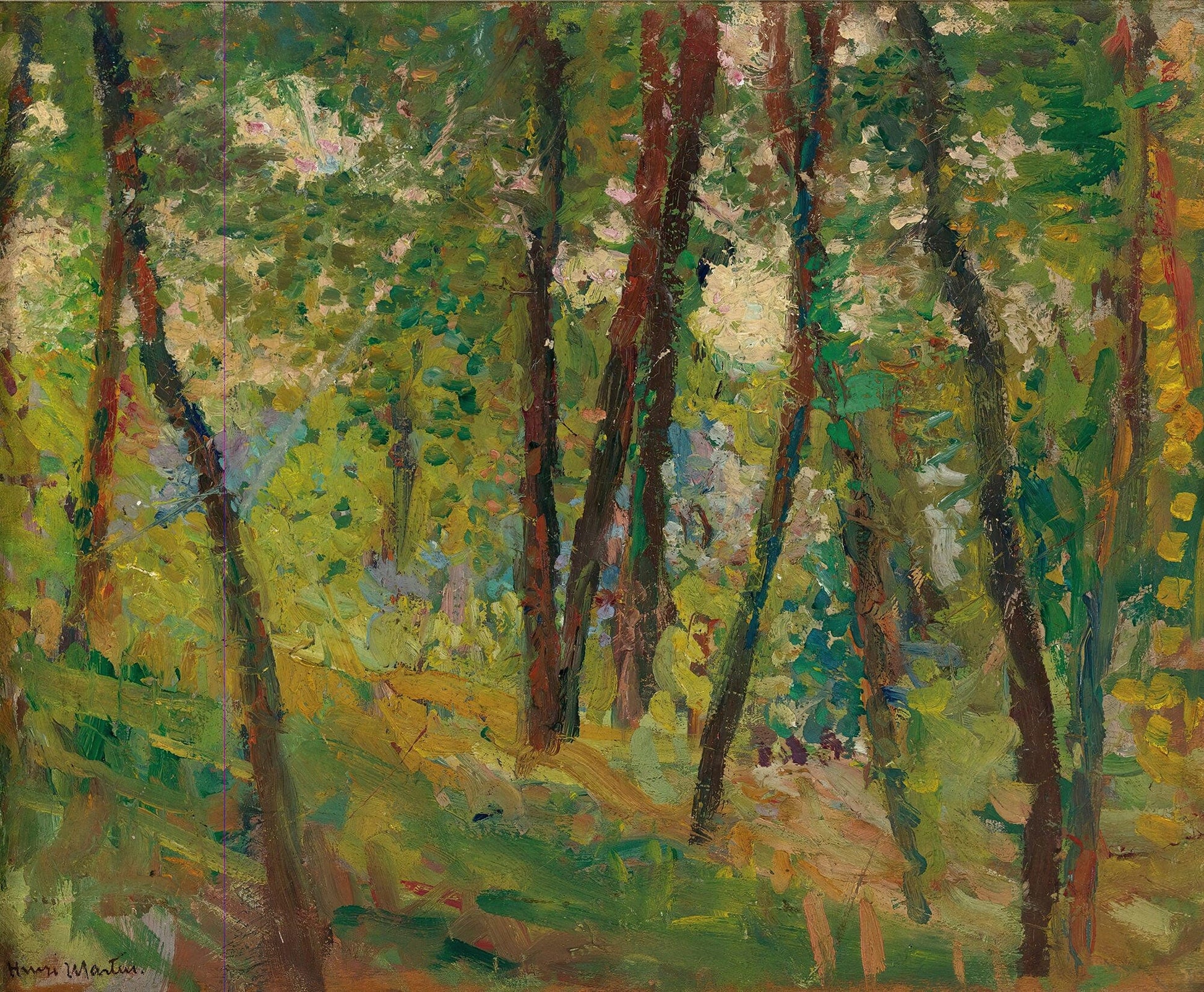 Sous Bois by Henri Martin