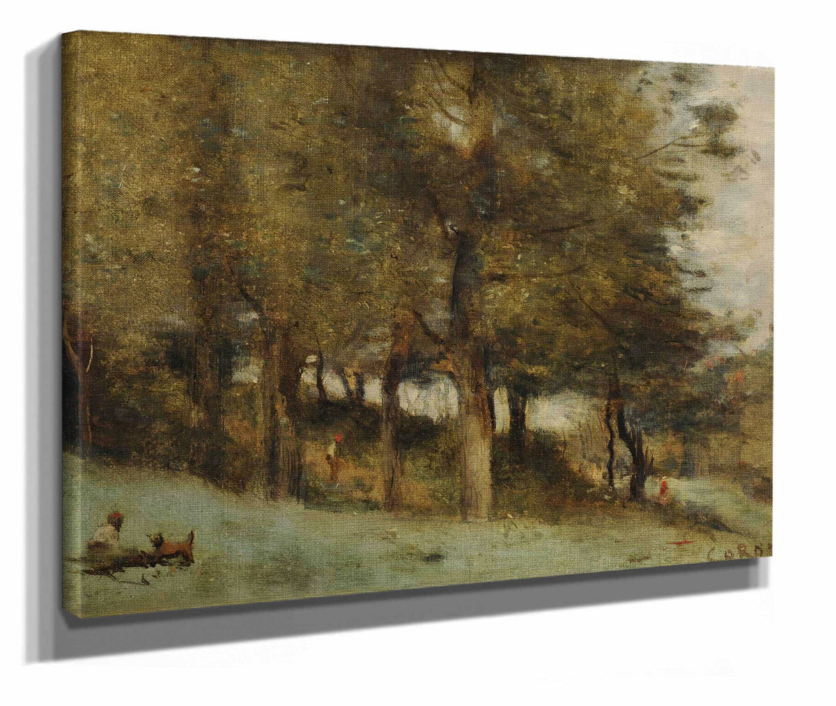 Sous Bois by Jean Baptiste Camille Corot