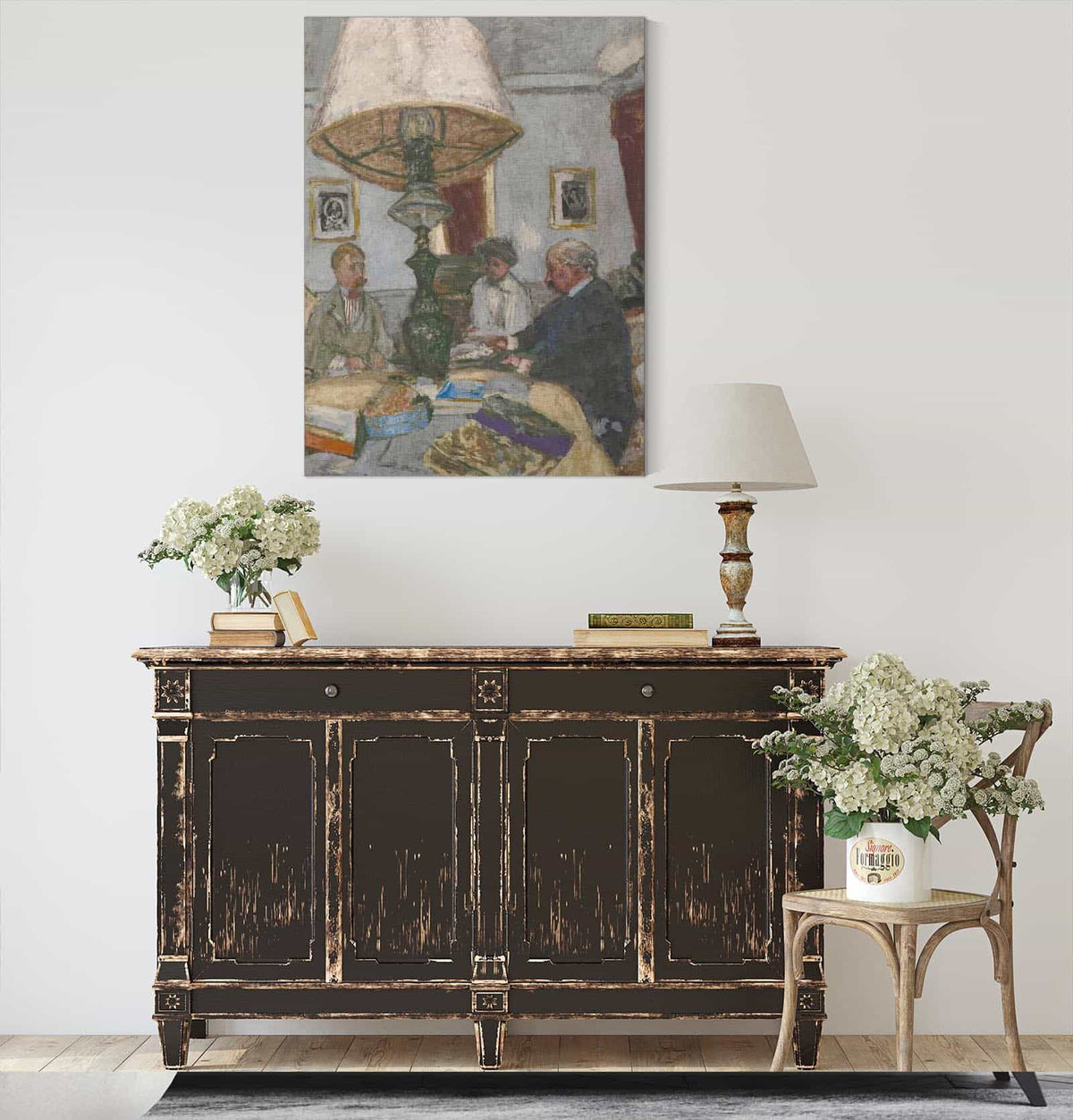 Sous La Grande Lampe A Saint Jacut by Edouard Vuillard