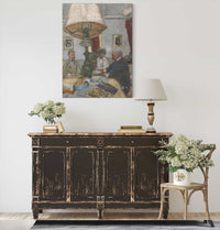 Sous La Grande Lampe A Saint Jacut by Edouard Vuillard