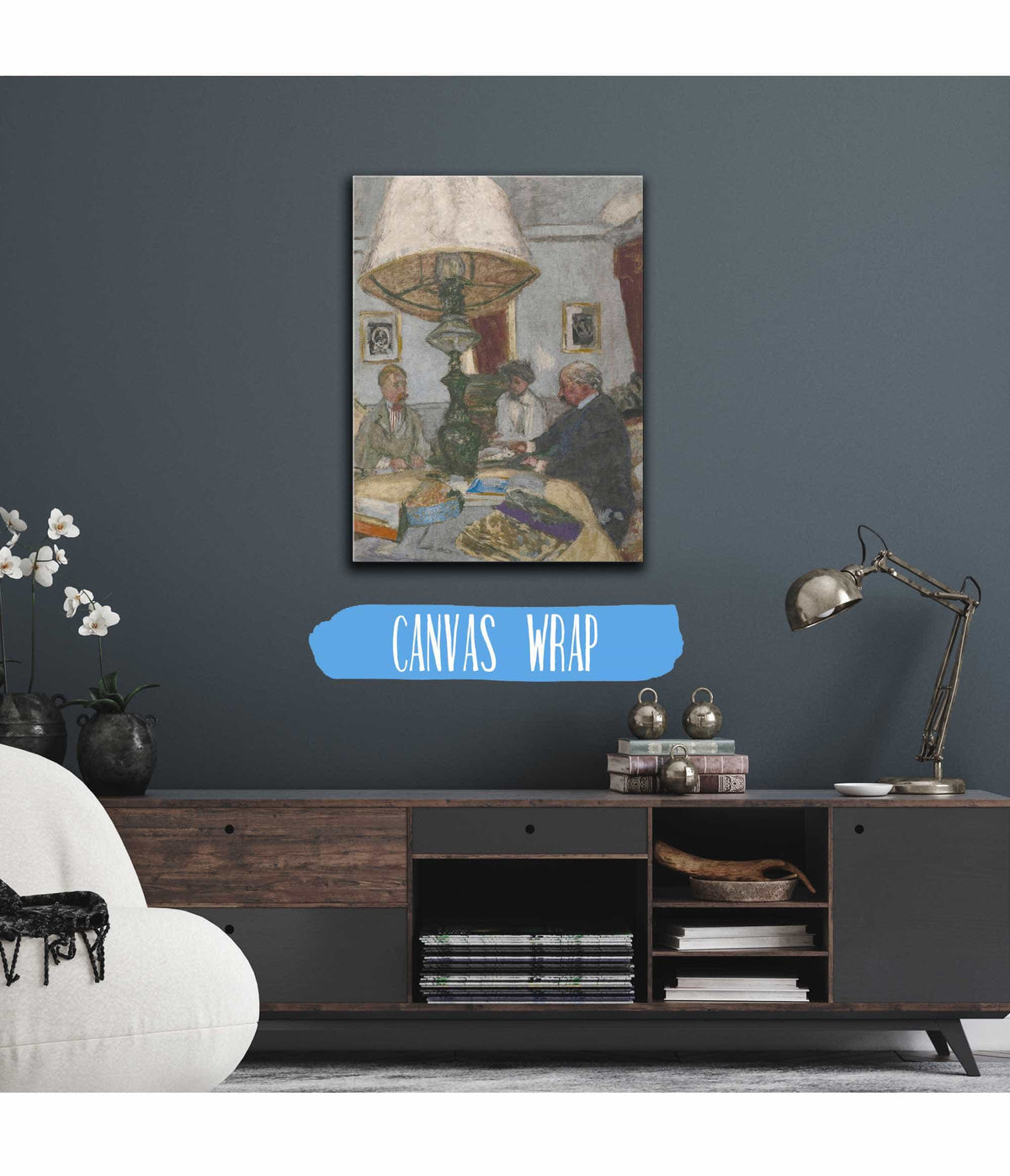 Sous La Grande Lampe A Saint Jacut by Edouard Vuillard