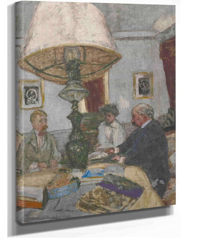 Sous La Grande Lampe A Saint Jacut by Edouard Vuillard