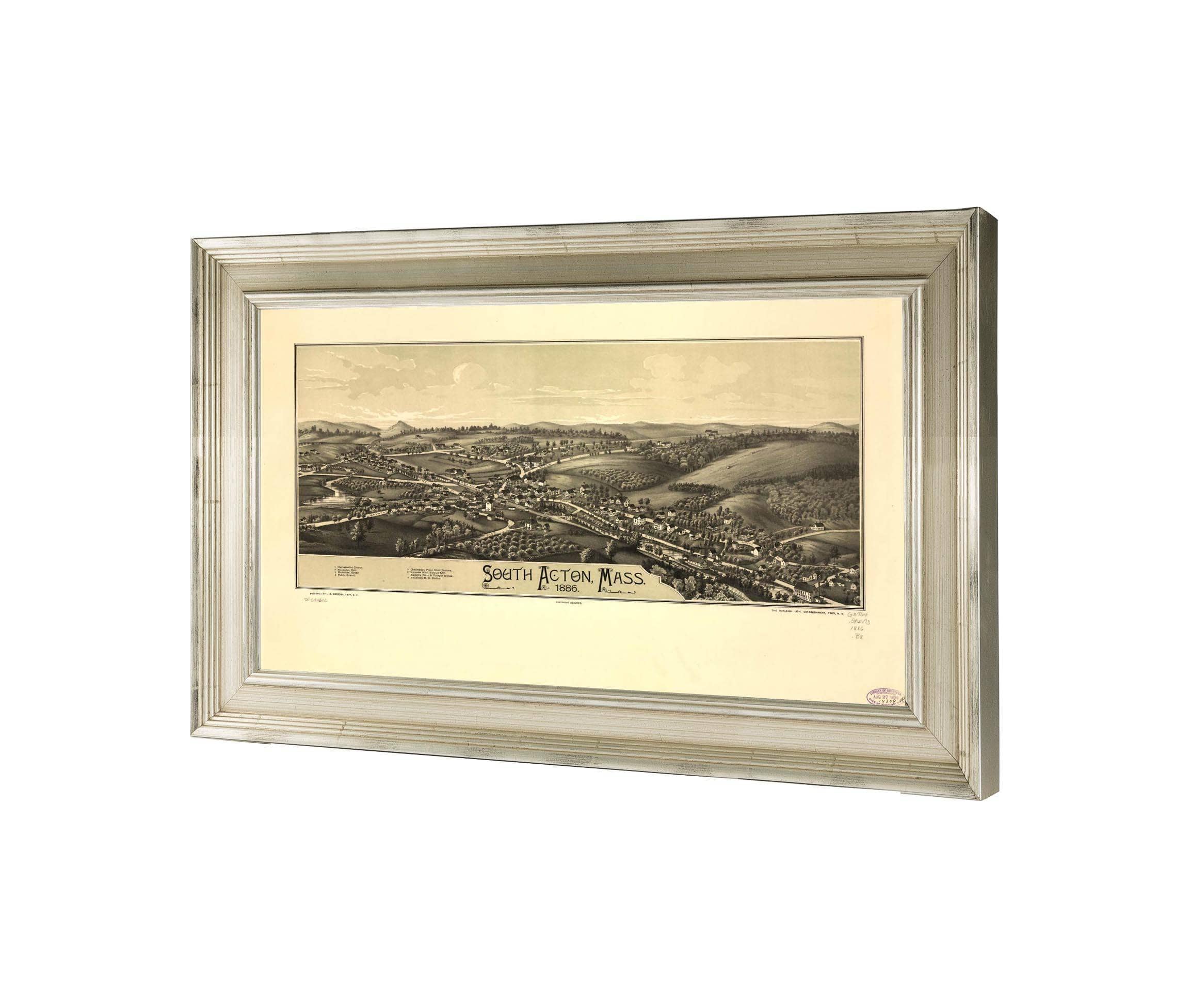 South Acton Mass 1886  State Of Massachusetts