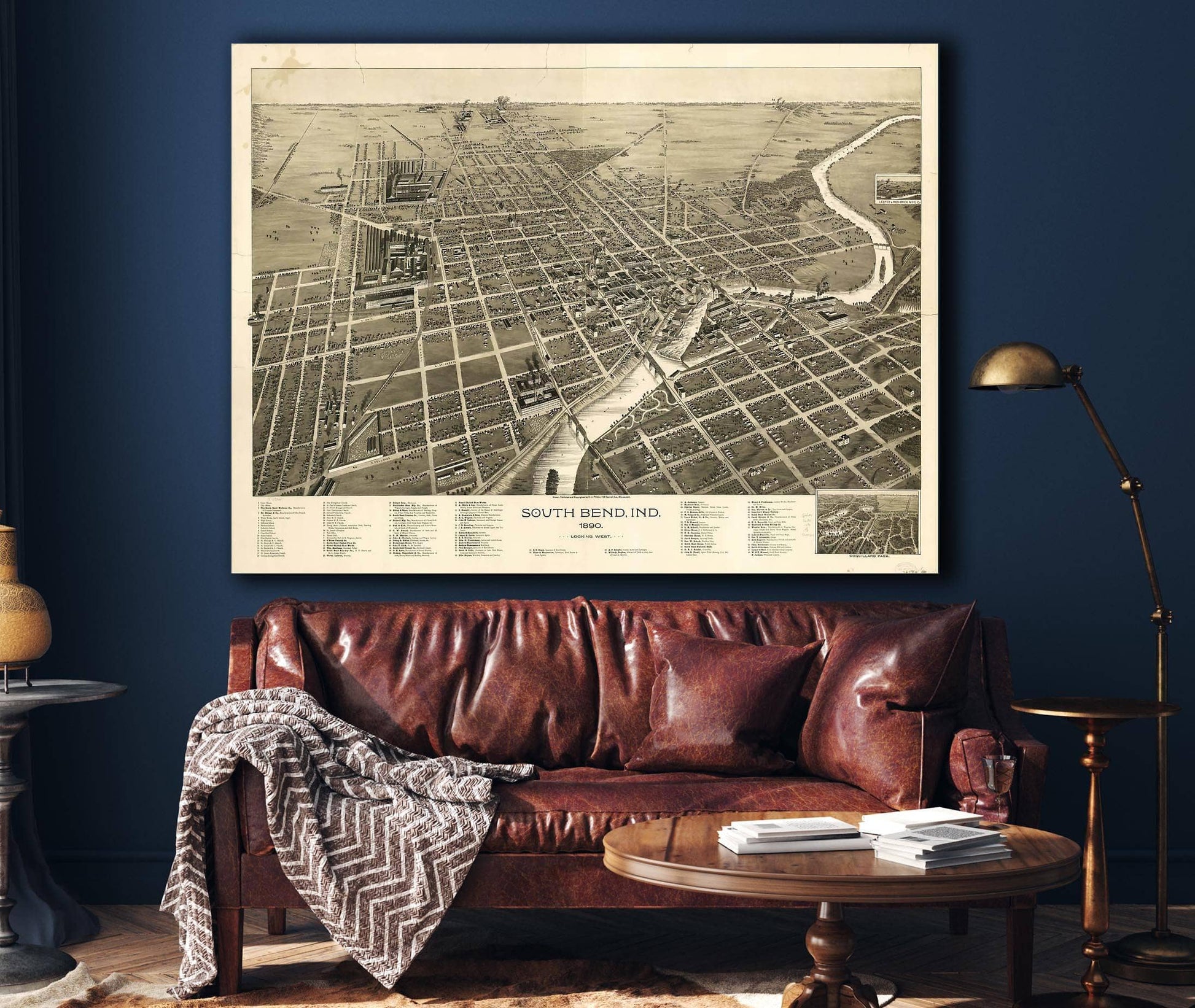 South Bend Ind 1890 State of Indiana