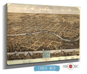 South Bend Indiana 1866 State of Indiana