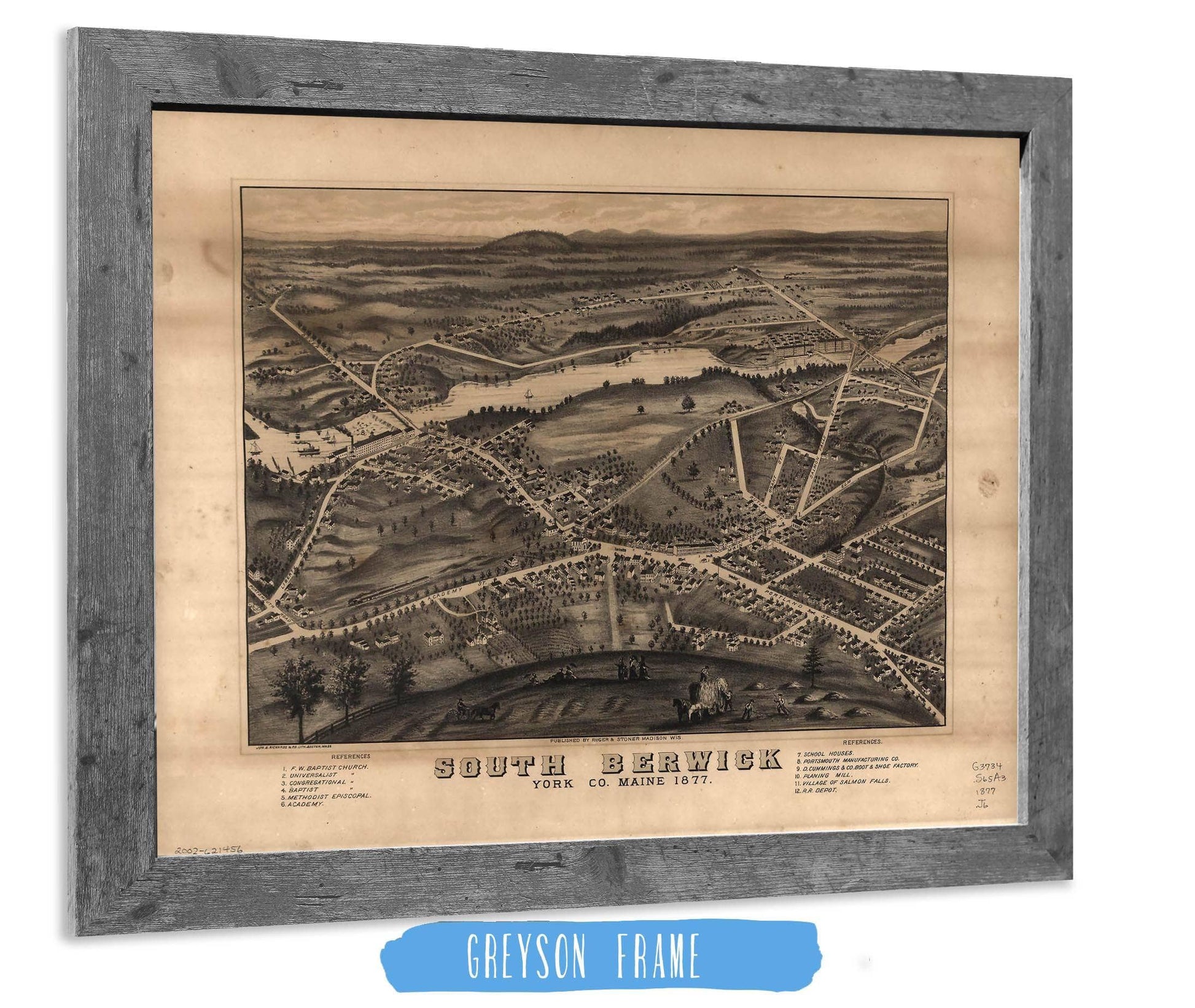 South Berwick York Co Maine 1877 State of Maine